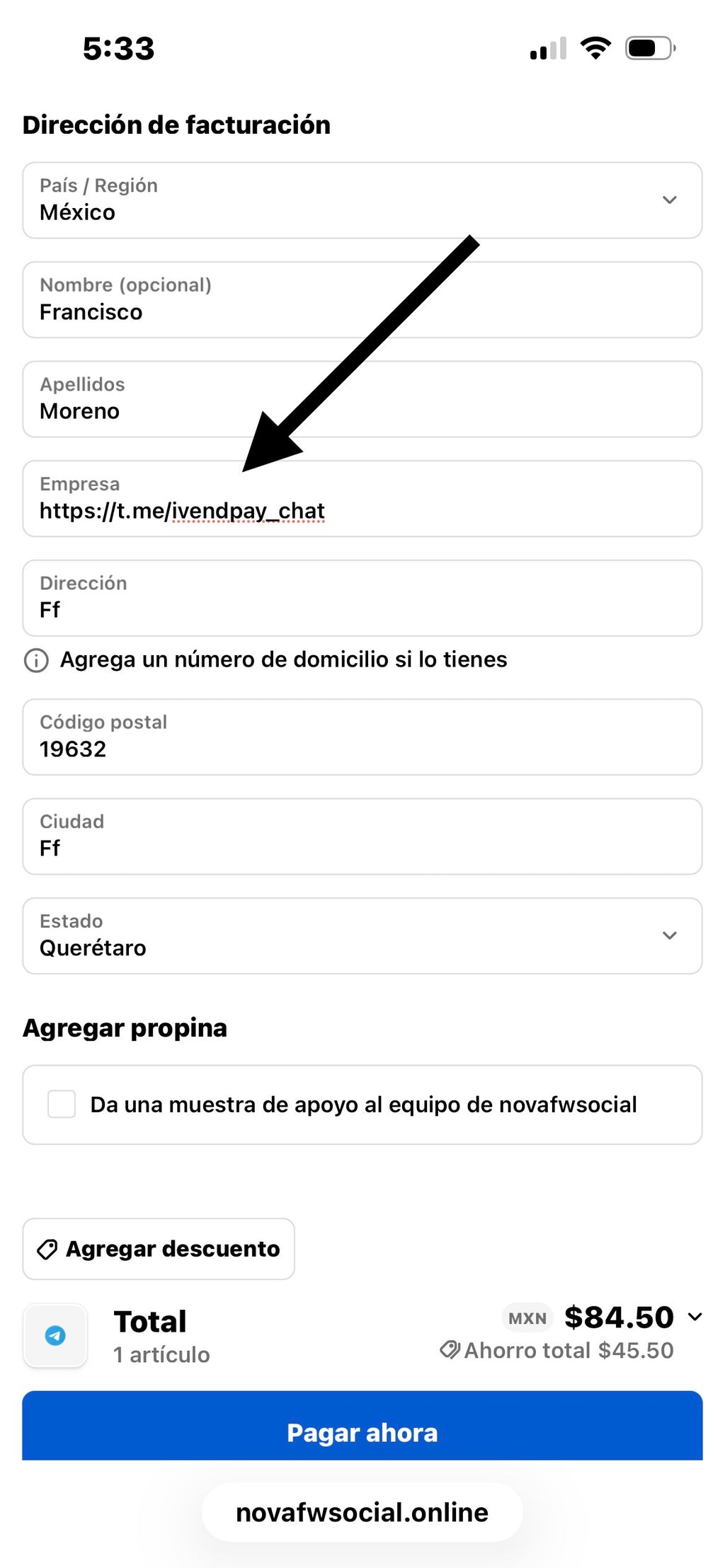 Seguidores Telegram