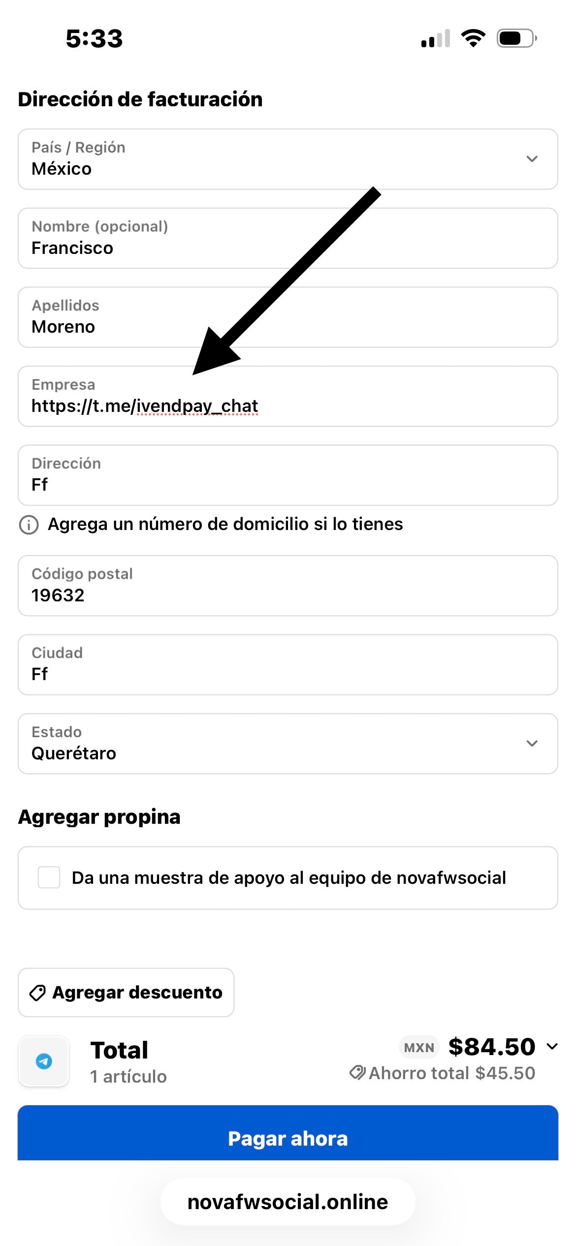 Seguidores Telegram
