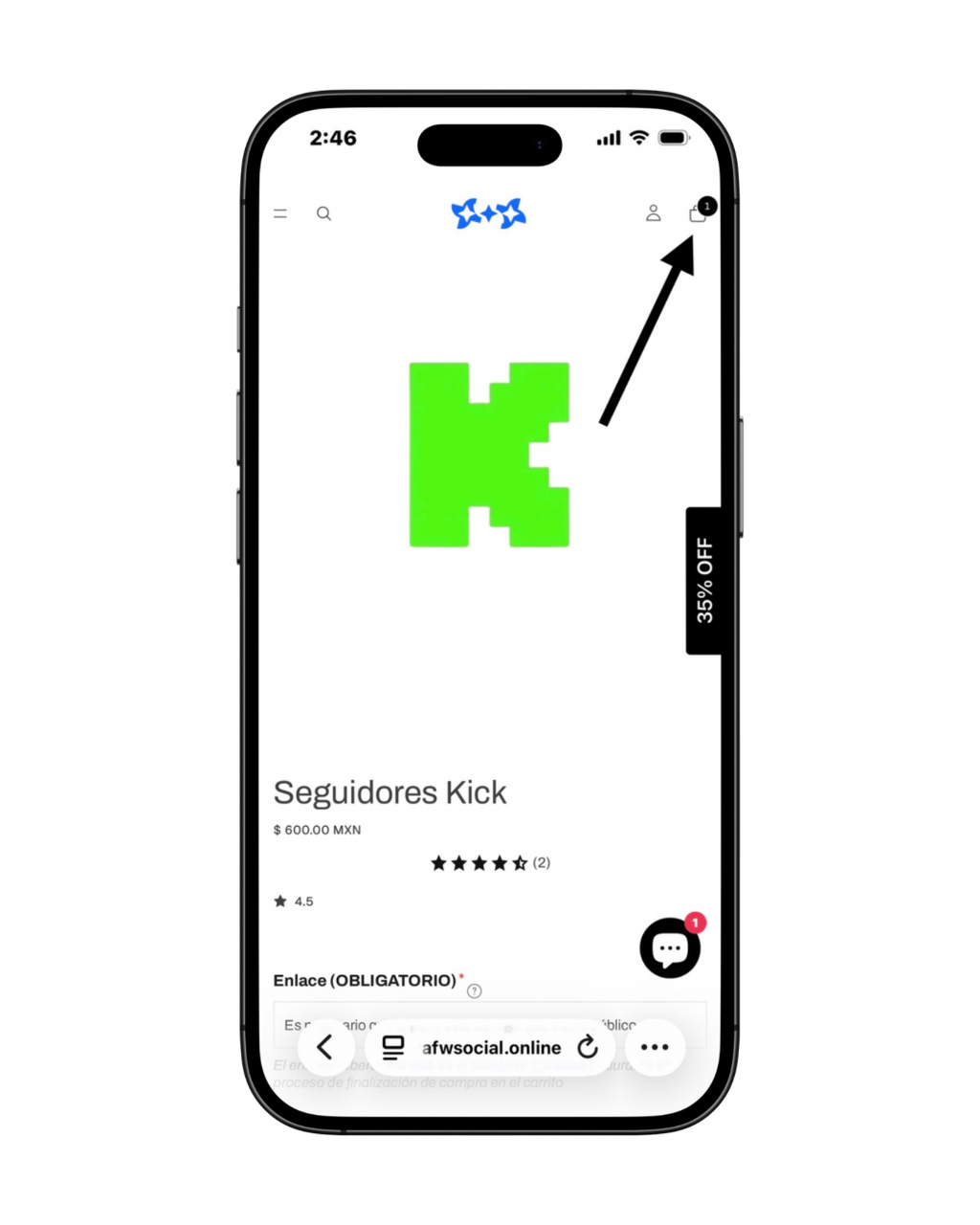 Seguidores Kick