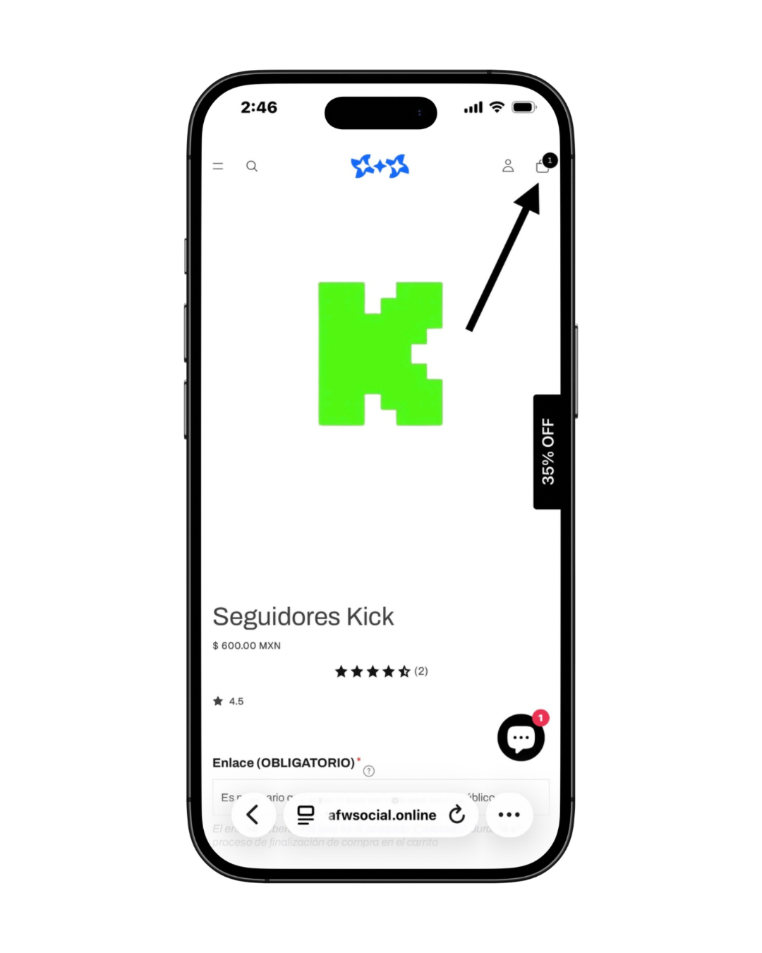 Seguidores Kick