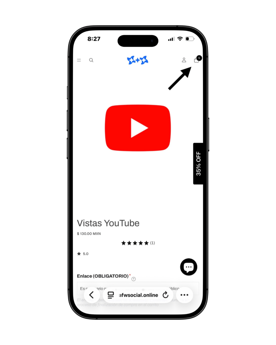 Vistas YouTube